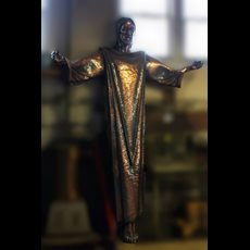 9' Copper Risen Christ SKU C603-004
